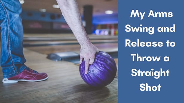 How Should I Focus on My Arms Swing and Release to Throw a Strai