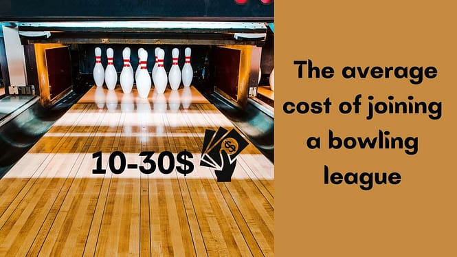 What is the average cost of joining a bowling league?